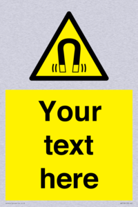 Custom Magnetic Field Sign